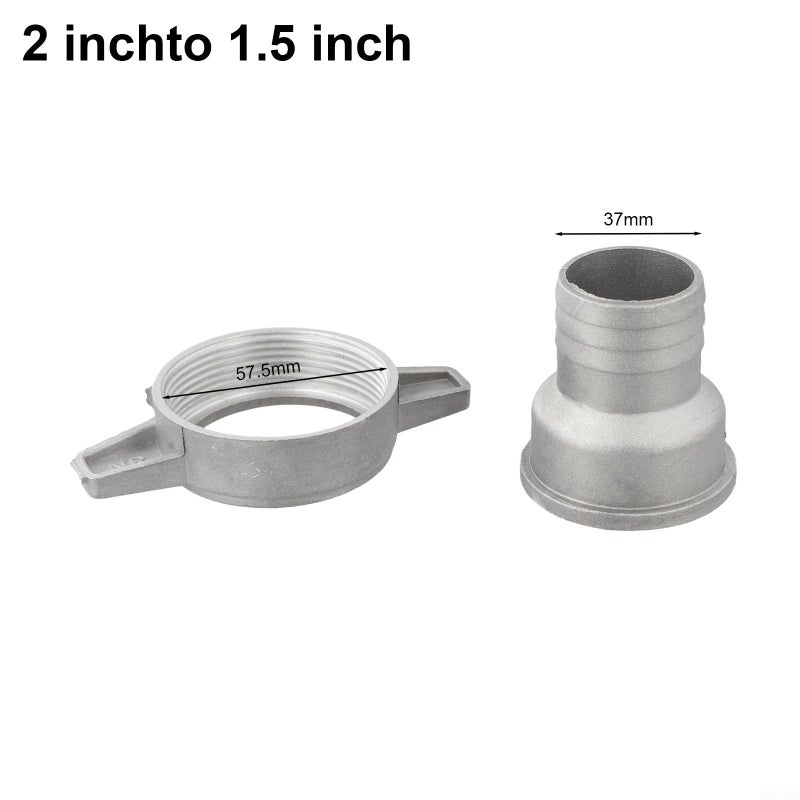 2 Inch To 1 5 Inch Heavy Duty Leak Proof Aluminum Pipe Coupling With Rubber Gasket - Image 5