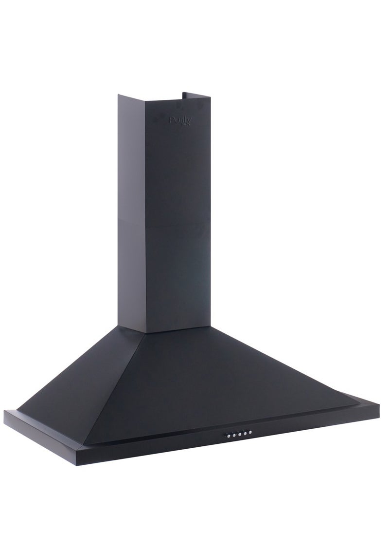 Purity Purity Built-In Kitchen Hood, 90cm, Black-PENTO BL 90cm  - Image 1