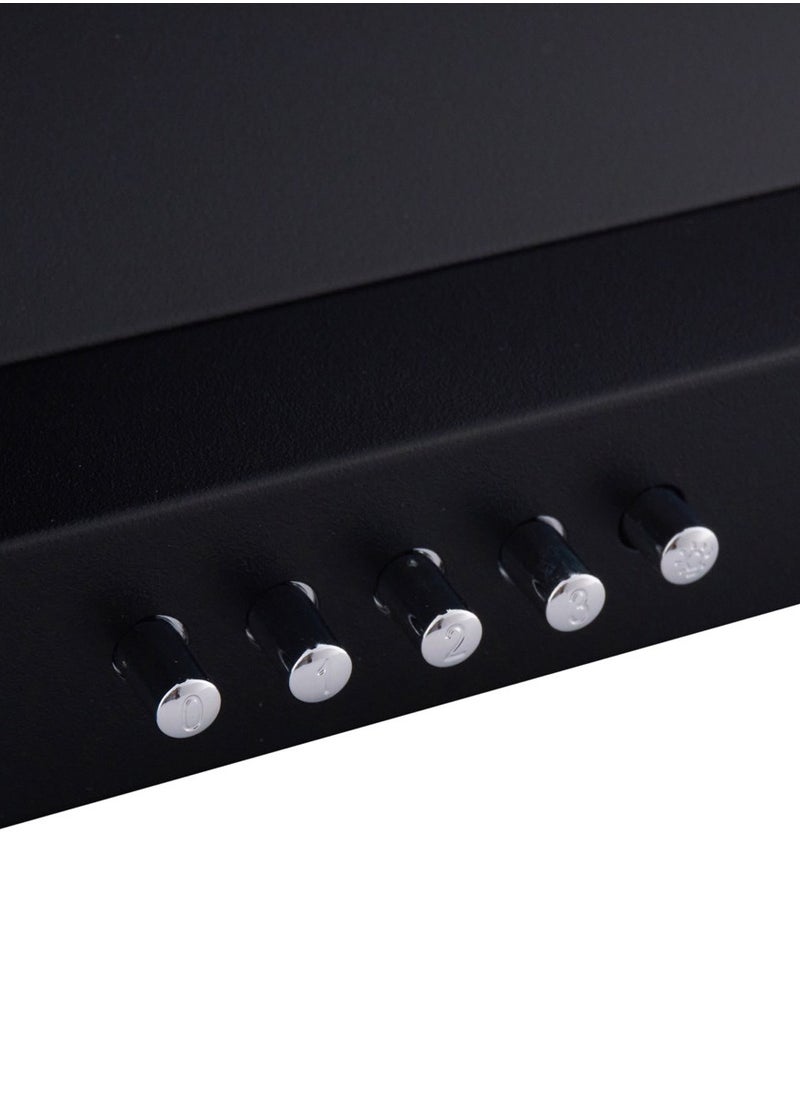 Purity Purity Built-In Kitchen Hood, 90cm, Black-PENTO BL 90cm  - Image 4
