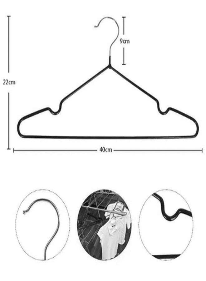 ZCM-HAPPY 100-Piece Non-Slip Metal Hook Hangers Set  - Image 2