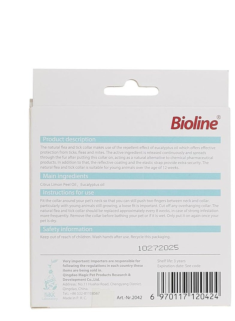 Bioline طوق بيولين الطبيعي للبراغيث والقراد للكلاب 60 سم - Image 2