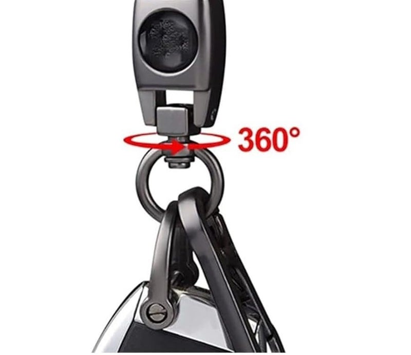 Maple Premium Leather & Metal Keychain Compatible with Royal Enfield/Bullet/Bike/Car Stylish KeyRing Hook Antique Made Like Gun for Men Women - Image 2