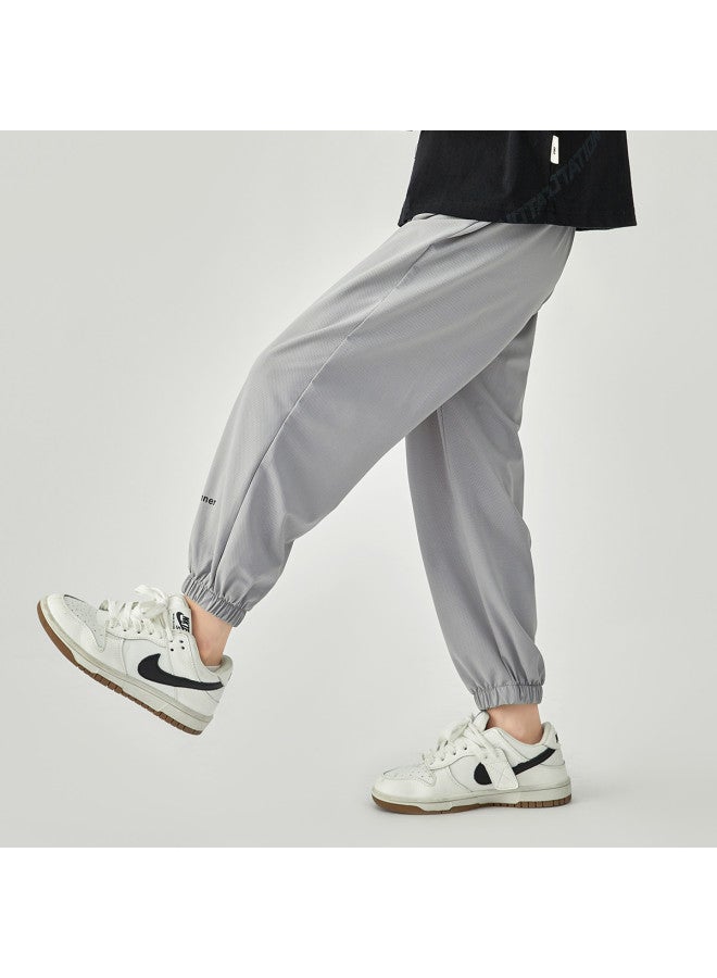 Light سروال مضاد للبعوض للأطفال 2025 صيف خفيف الوزن وقابل للتنفس مع كاحلين مرنين، سروال رياضي سريع الجفاف للأولاد - Image 4