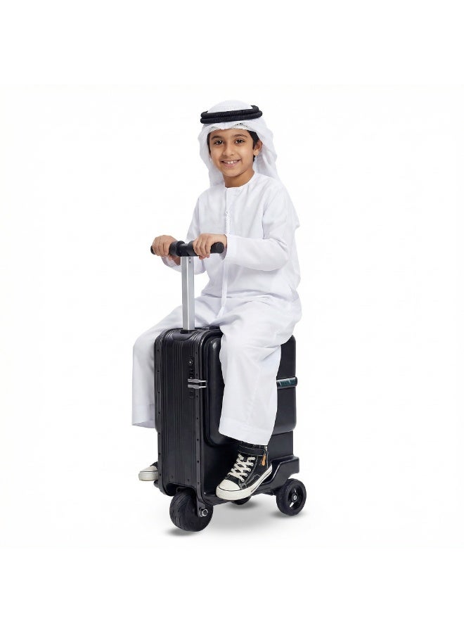Airwheel SE3MiniT - Electric Luggage Scooter - Black | Potable Riding Suitcase with Removable Battery, Airwheel Luggage | Official Dealer in UAE - Image 2
