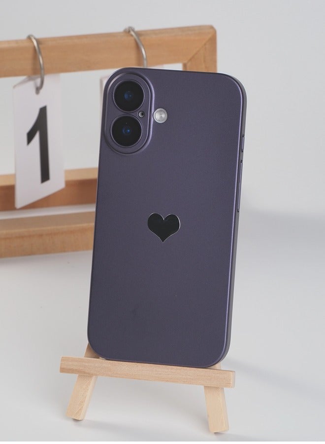 ShebSheb iPhone 16 Case, Cute Love Phone Cases Cover with Camera Lens Protector - Image 2