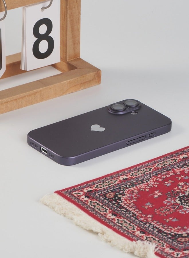 ShebSheb iPhone 16 Case, Cute Love Phone Cases Cover with Camera Lens Protector - Image 3