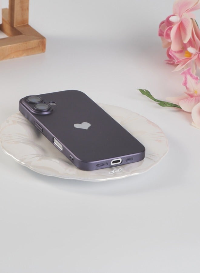 ShebSheb iPhone 16 Case, Cute Love Phone Cases Cover with Camera Lens Protector - Image 4