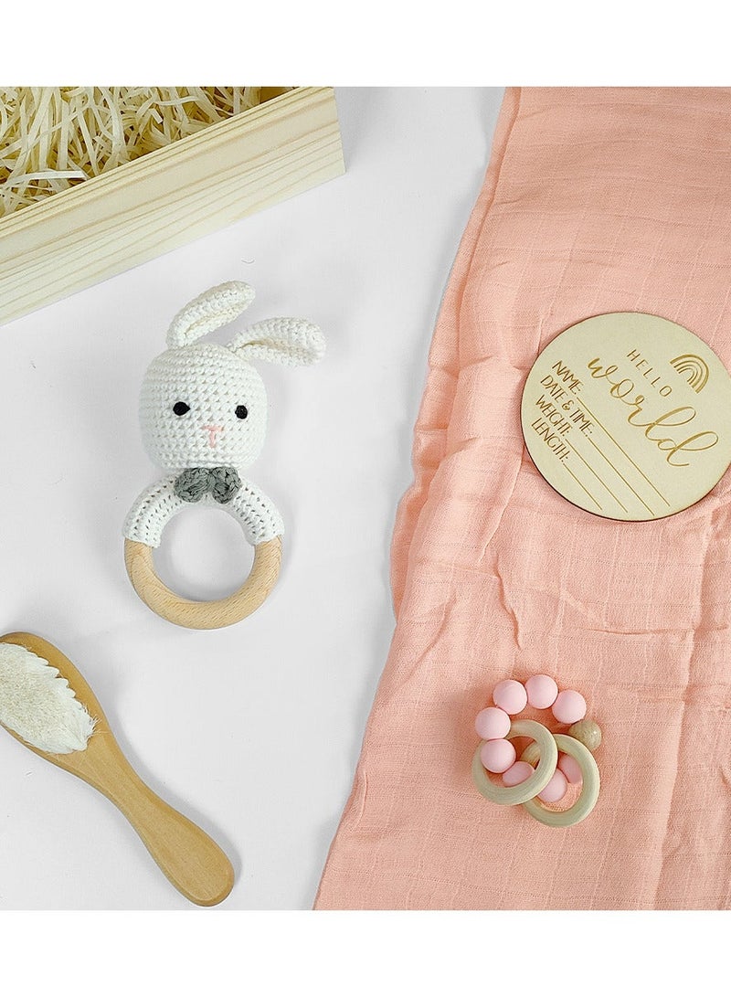 OLUDENIZ Newborn Baby Shower Gift Set This beautiful gift set is the perfect way to welcome a new baby into the world - Image 4