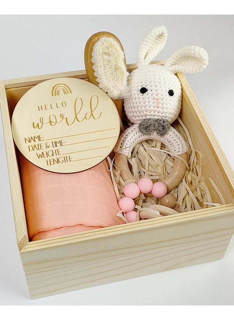 OLUDENIZ Newborn Baby Shower Gift Set This beautiful gift set is the perfect way to welcome a new baby into the world - Image 2
