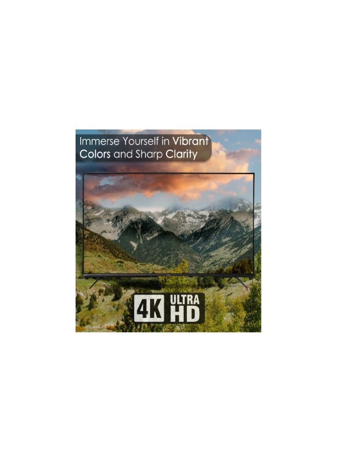 Toshiro - Toshiro 55 Inch 4K UHD Smart TV with Android Operating System, Built-in Wi-Fi, Smart Apps, 2024 Model - TRO554KSLED2 - Image 1