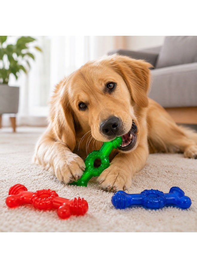 Rubber Bone Dog Toy – Chew & Interactive Play Toy - Image 2