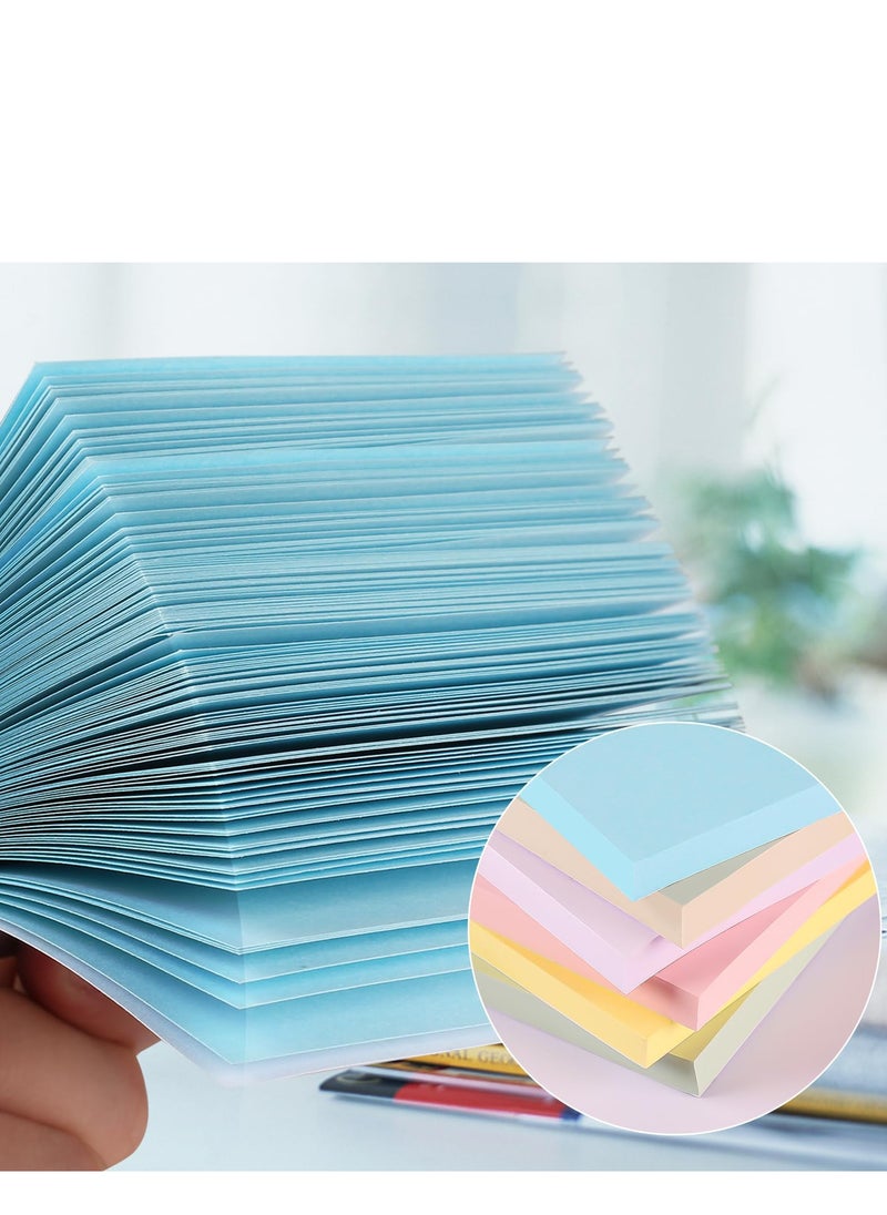 ZERIFAM Sticky Notes - 12pads Post It Notes, 600 Sheets Total, 3''x3'' Colors Sticky Note, Used For Office, School Supplies, Notebooks, Planning Matters.