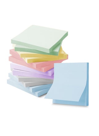 ZERIFAM Sticky Notes - 12pads Post It Notes, 600 Sheets Total, 3''x3'' Colors Sticky Note, Used For Office, School Supplies, Notebooks, Planning Matters. - pzsku/Z10AE84113B16AFF026C2Z/45/1743215445/3e7a4f1a-57ba-435c-b613-93c2f0907575
