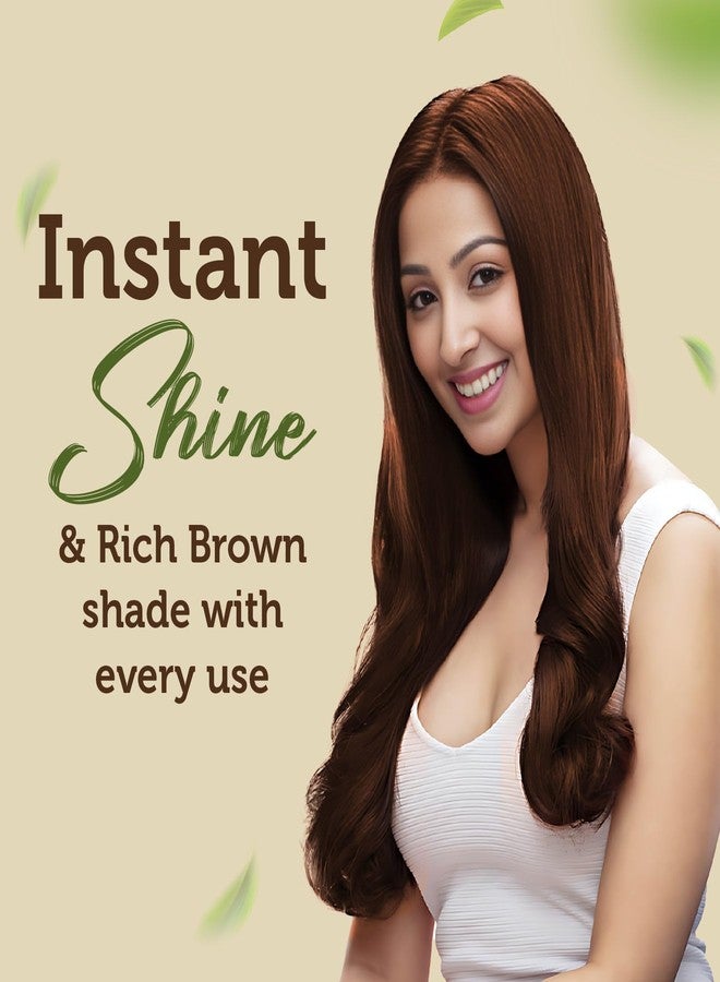 Prem Dulhan Henna Paste Ready to Apply, Natural Pre Mixed formula Hair Color, for Men and Women, Rich Brown Shade, Pack of 1 - Image 4