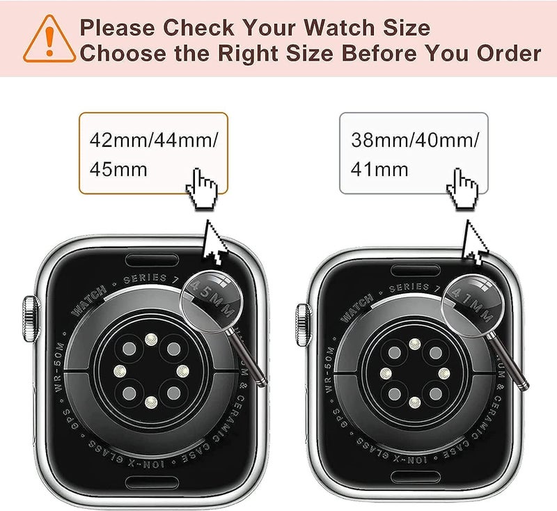 FOLX FMS1210 Metal Stainless Steel Milanese Magnetic Straps / Heavy Chain Bands Compatible With Apple iWatch Band For Men Women Unisex, Replacement Straps 49mm 45mm 44mm 42mm 41mmm 40mm 38mm For iWatch Series Ultra/8/7/6/5/4/3/2/1/SE/SE2【 👉 Only Strap For Apple iWatch ⌚ Watch NOT Included 】 (38MM 40MM 41MM, GOLD [ HEAVY CHAIN ]) - Image 4