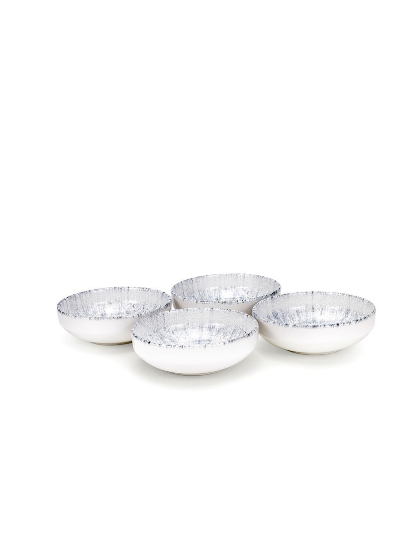 EDESSA وعاء حساء سيراميك دائري إديسا أستين - 15 سم، وعاء مصمم متعدد الألوان (مجموعة من 4) - Image 2