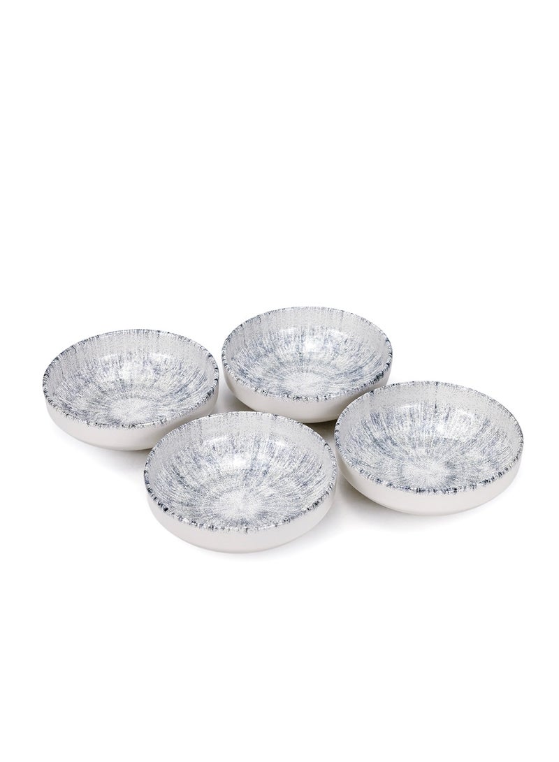 EDESSA وعاء حساء سيراميك دائري إديسا أستين - 15 سم، وعاء مصمم متعدد الألوان (مجموعة من 4) - Image 1