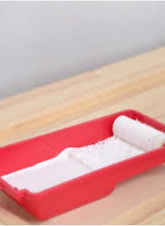 KNP KNP Red Plastic Paint Tray (9 Inch) is an essential tool for painting projects, designed to hold and distribute paint evenly for smooth and efficient application.  - Image 4