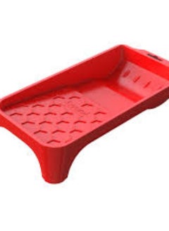 KNP KNP Red Plastic Paint Tray (9 Inch) is an essential tool for painting projects, designed to hold and distribute paint evenly for smooth and efficient application.  - Image 1