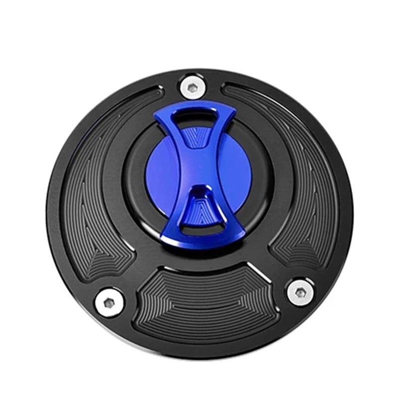 Motorcycle CNC Oil Line Cap Cover Blue For YZF R6 R1 R15 FZ1 FJR1300 XT1200 - Image 2