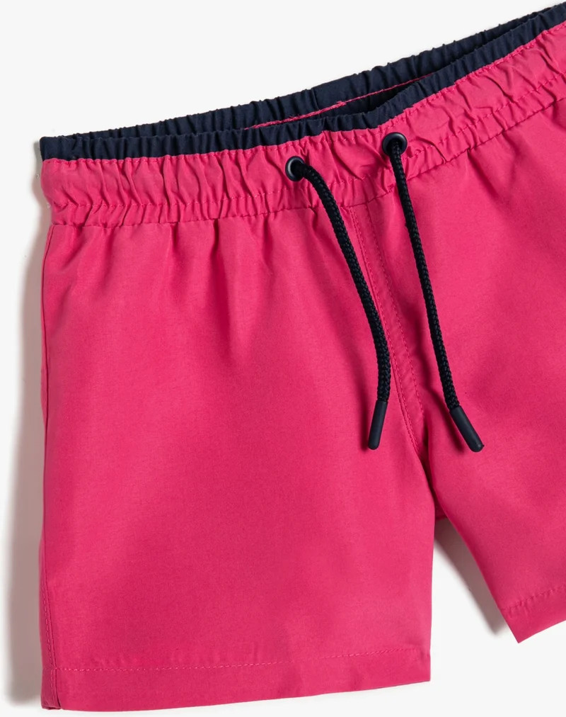 KOTON Swimsuit Basic Tie Waist