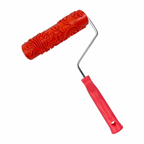 Nichiyo 7'' Texture Roller DIY Decorative Art Pattern Paint Roller Rubber Roller for Walls, Furnitures and Floors Decoration(EG043T) - Image 2