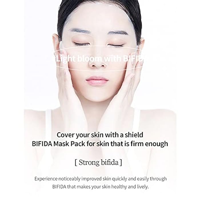 mixsoon Bifida Sheet Mask Pack Face Moisturizer Sheets Korean Glass Skin Care 1Pack (5ea) - Image 4