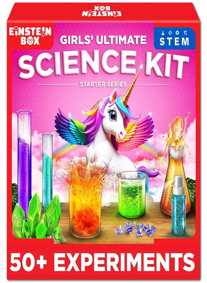 Einstein Box Ultimate Girls' Science Starter Kit for 8+ Years Old | Gift & Toys for Girls Age 8-15 Years | Amazing Science Experiments, STEM Projects & STEM Toys | Birthday Gift Ideas - Image 1