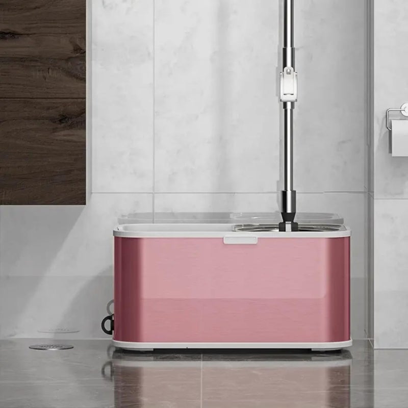 upyog Steel Bucket Mop Purple 360 Spin Mop with Steel Bucket Stainless Steel Mop Bucket for Floor Cleaning Heavy Duty SelfWringing Mop with Bucket Easy Spin Mop and Bucket Set - Image 2