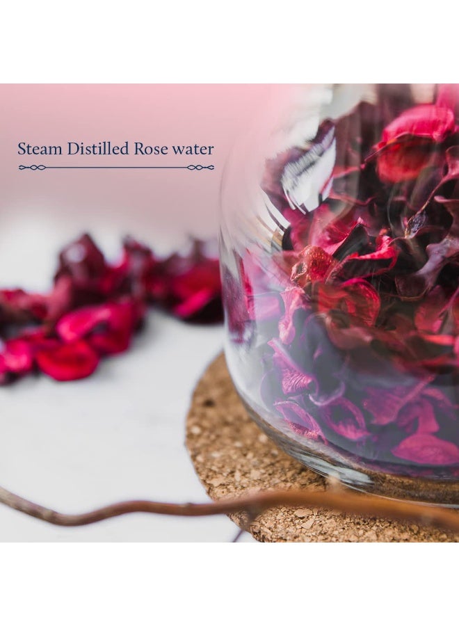 Blue Nectar Shubhr Rose Face Tonic Mist | Rose Water Spray for Face| Pure Rose Face Toner for Glowing Skin |  Face Mist and Toner for Oily Skin, Dry Skin and Normal Skin, Steam Distilled (200 ml) - Image 4