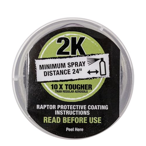 U-POl Raptor 2K Bedliner Aerosol, Protective Coating, Spray-On Truck Bed Liner, Impact, Scratch & UV Resistant, Olive Green, 13.2 OZ - Image 4