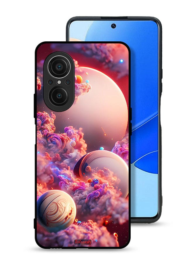 Tolwak Huawei nova 9 SE 5G Protective Case Cover Clouds Abstract Art  - Image 1