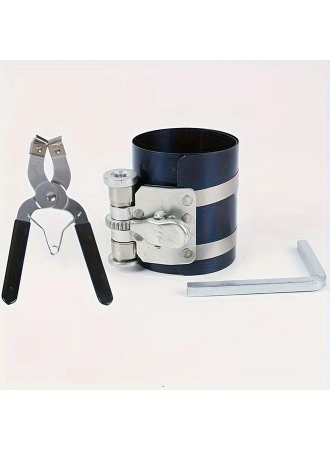 أداة ضاغط حلقات المكبس الثقيلة قابلة للتعديل 3 بوصة 53-175 ملم مجموعة من قطعتين - Image 1