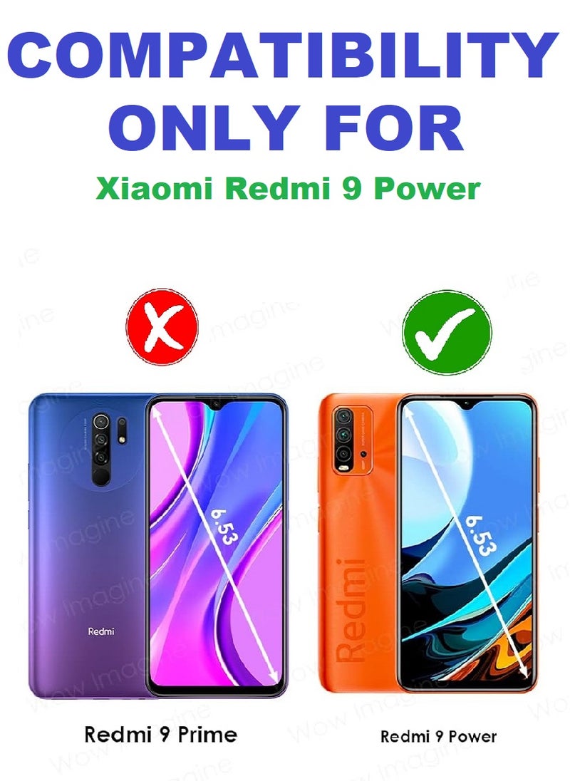 Super 2 Pieces Tempered Glass Screen Protector Clear Designed For Xiaomi Redmi 9 Power Full Screen Coverage And Bubble Free - Image 3