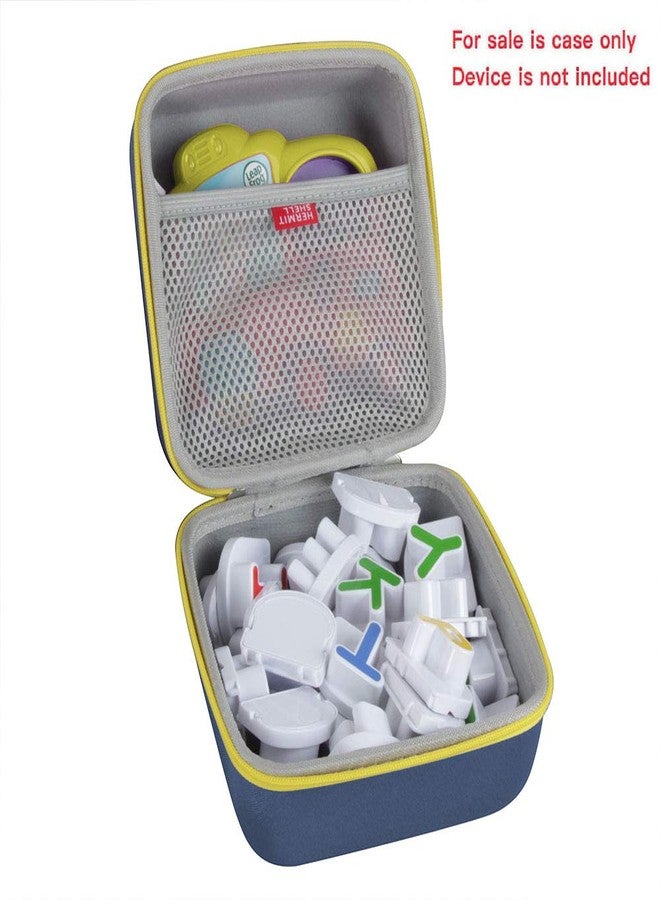 Hermitshell Hard EVA Travel Case for Leapfrog Fridge Phonics Magnetic Letter Set (Blue + Yellow Zipper) - Image 2