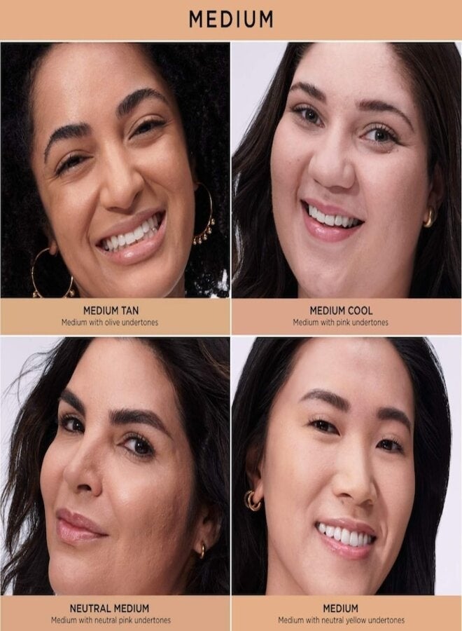 آي كوزمتيكس كريم أساس IT Cosmetics CC+ طبيعي غير لامع مع عامل حماية من الشمس SPF 40، درجة متوسطة - تغطية كاملة، مكياج وواقي من الشمس، 32 مل - Image 2