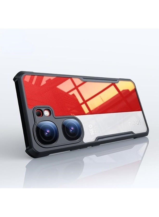 متوافقة مع حافظة Vivo iQOO Neo 9 Pro الفاخرة الشفافة المضادة للصدمات وحامي الهاتف. - Image 1
