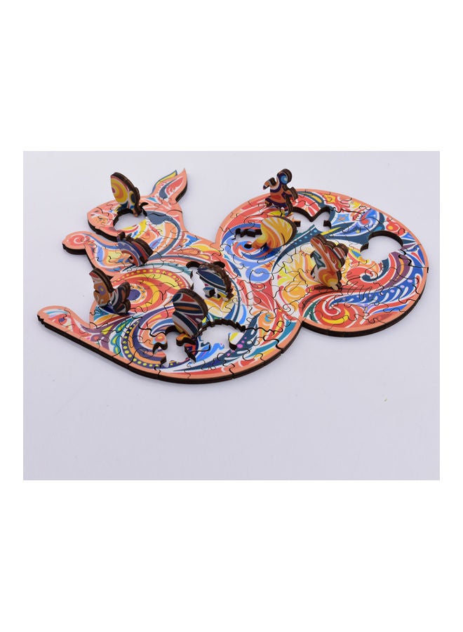 NIBEMINENT 182-Piece Animal Shaped Wooden Jigsaw Puzzle - Image 4