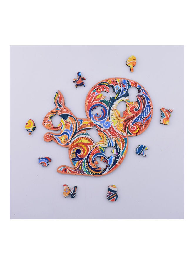 NIBEMINENT 182-Piece Animal Shaped Wooden Jigsaw Puzzle - Image 3