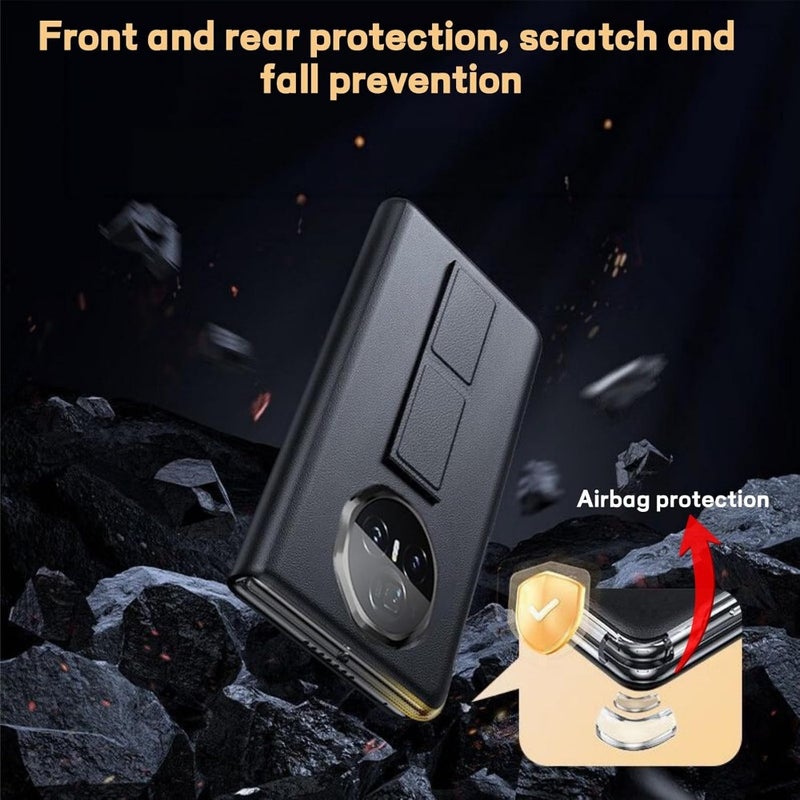 Honor Magic V6 Case Smart Touch View Window And Kickstand Premium TPU Material 3 Pack - Image 2