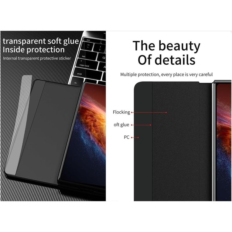 Honor Magic V6 Case Smart Touch View Window And Kickstand Premium TPU Material 3 Pack - Image 5
