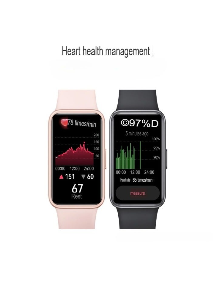 Smart Sports Watch, Lightweight Sleep Heart Rate Health Monitoring Smart Watch, Waterproof Long Battery Life Ultra-thin Smart Bracelet, (1pc, Pink, Standard Edition) - Image 3