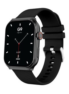 Xcell G9 Signature Unisex Smart Watch, 2.01” HD Display with IP67 Water Proof, Fitness Tracker with 107 Workout Options, 7+ Days Battery with Wireless Charging, Compatible with iOS & Android - Black  - Image 1
