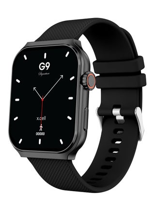 G9 Signature Unisex Smart Watch, 2.01” HD Display with IP67 Water Proof, Fitness Tracker with 107 Workout Options, 7+ Days Battery with Wireless Charging, Compatible with iOS & Android - Black - pzsku/Z10AF95A690E002E65FF8Z/45/_/1727180122/d588bd8a-c3b6-4898-90d7-4ea432c35d98