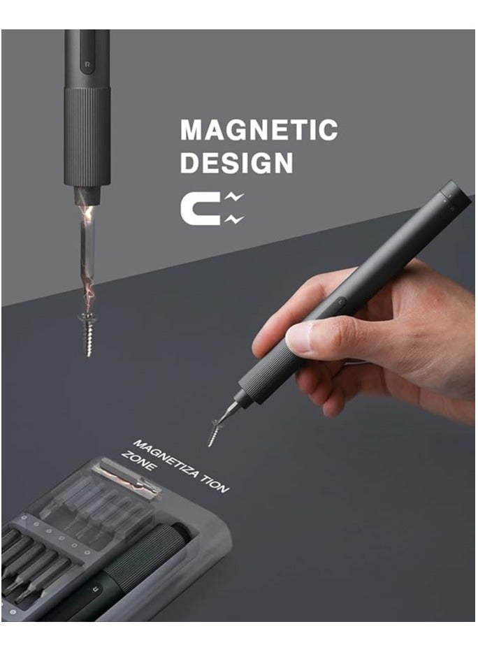Xiaomi Electric Precision Rechargeable Screwdriver | 2 Speed Adjustable Torque | 24 Screwdriving Kit-Magnetic Container | Handheld S2 Steel Screwdriver - Image 2
