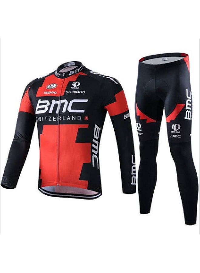Cycling Jerseys Long-sleeved Cycling Sportswear Suit Road Cycling Suit Breathable Moisture-absorbing Suit