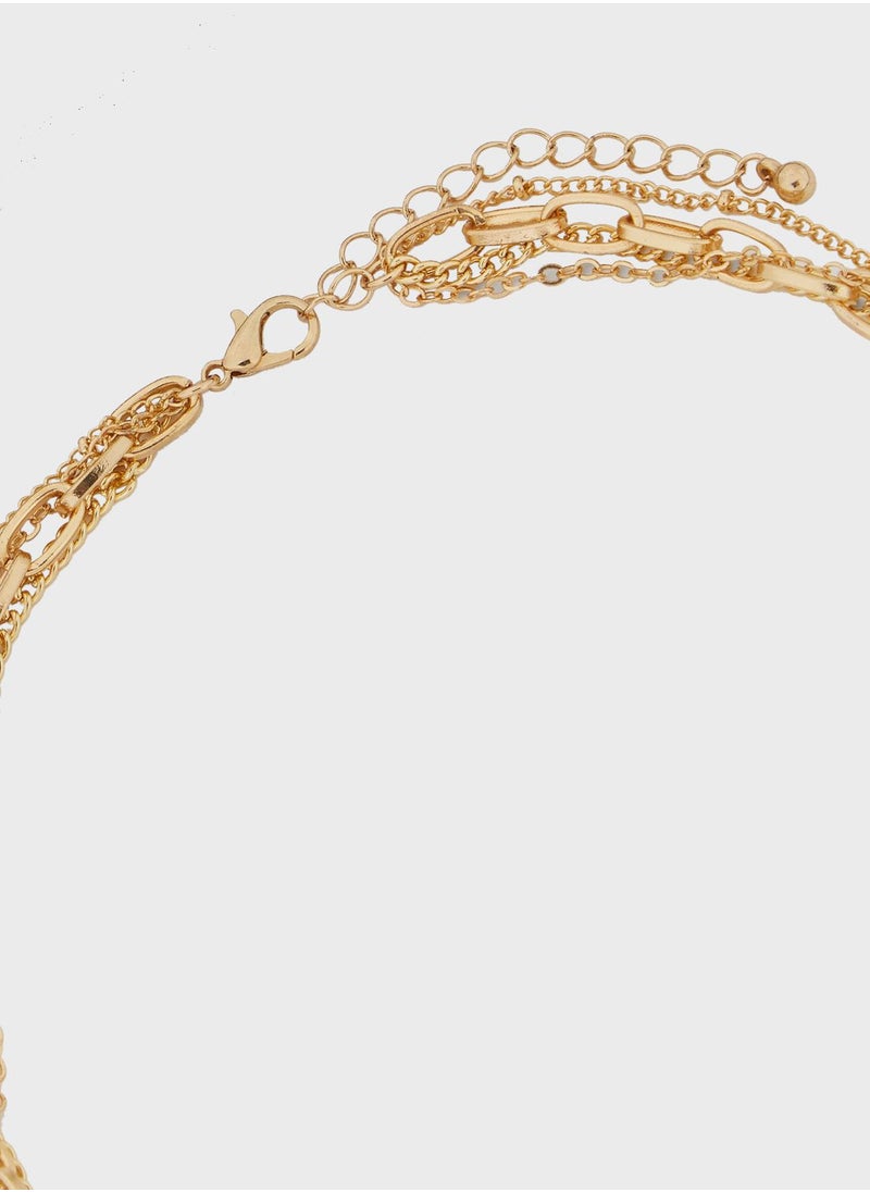 VERO MODA - Idun Charm Layered Necklace - Image 1