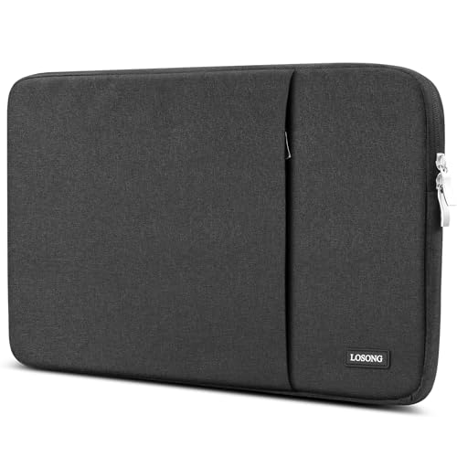 Losong 18.5 Inch Portable Monitor Case, Losong Protective Carrying Sleeve for Most 18-18.5" Portable Monitors,Water Resistant Laptop Display Bag with Accessory Pocket, Size-17.7"x11.2" Black - Image 1