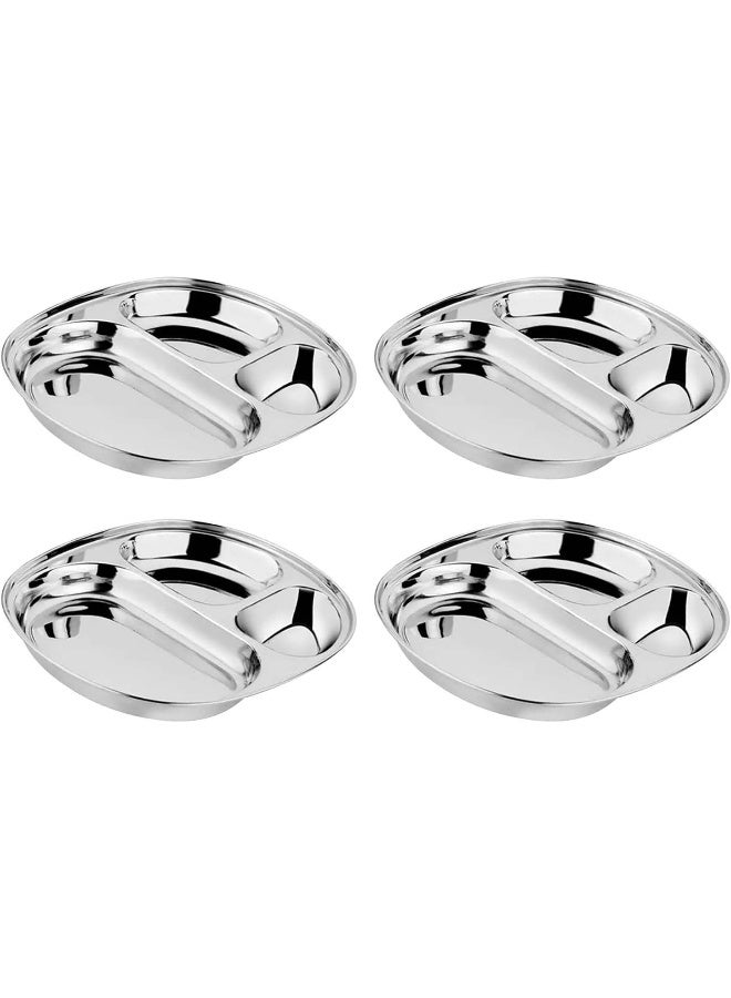 Ahimsa Stainless Steel Kids Plates - Image 1