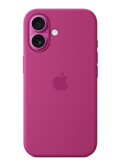 Silicone iPhone 16 Silicone Case with MagSafe – Fuchsia  - Image 1